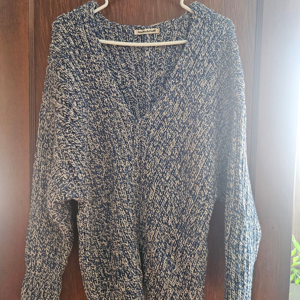Misha and Puff V-Neck Women's Sweater Size 1